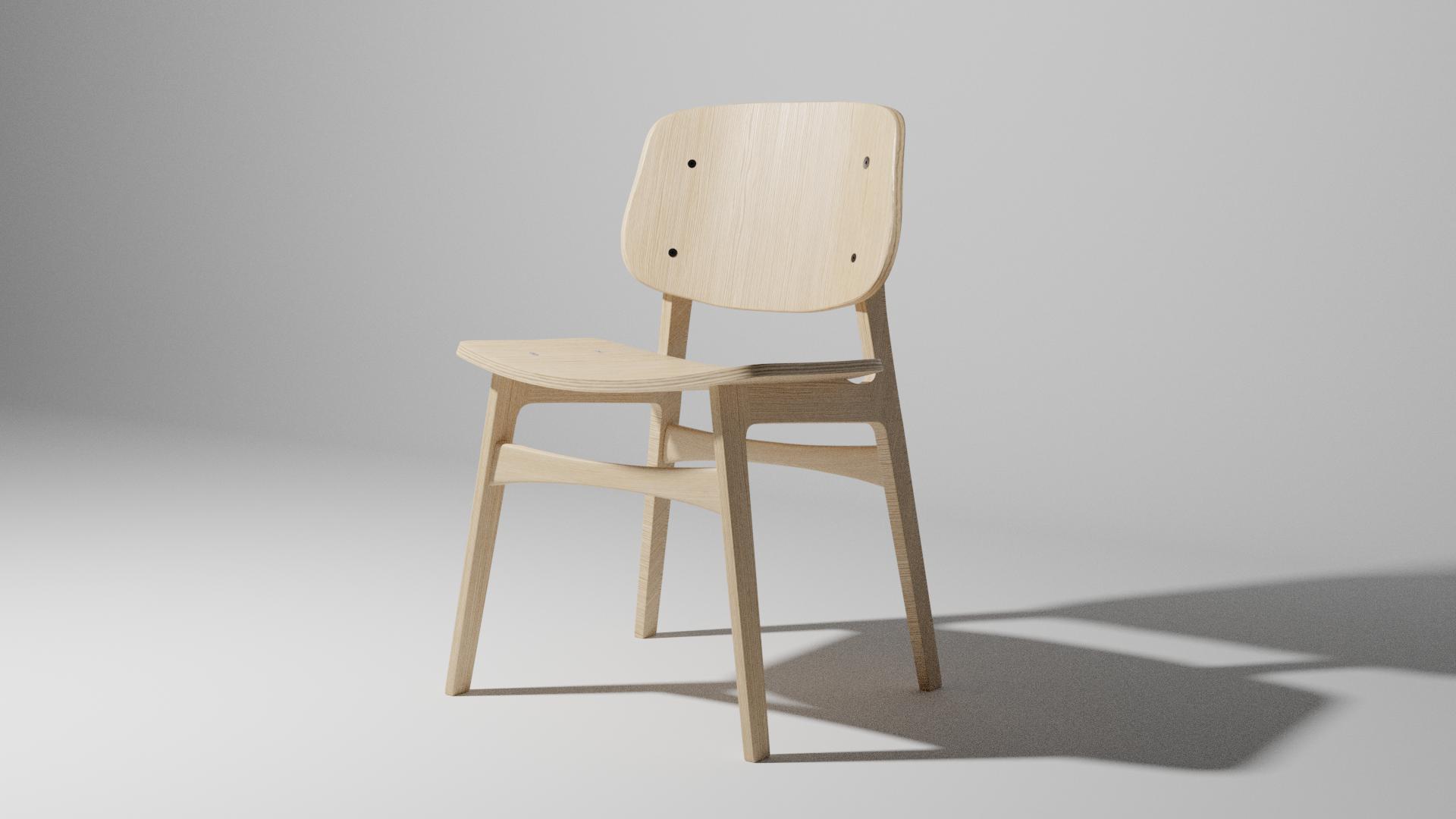 Chair made - Blender