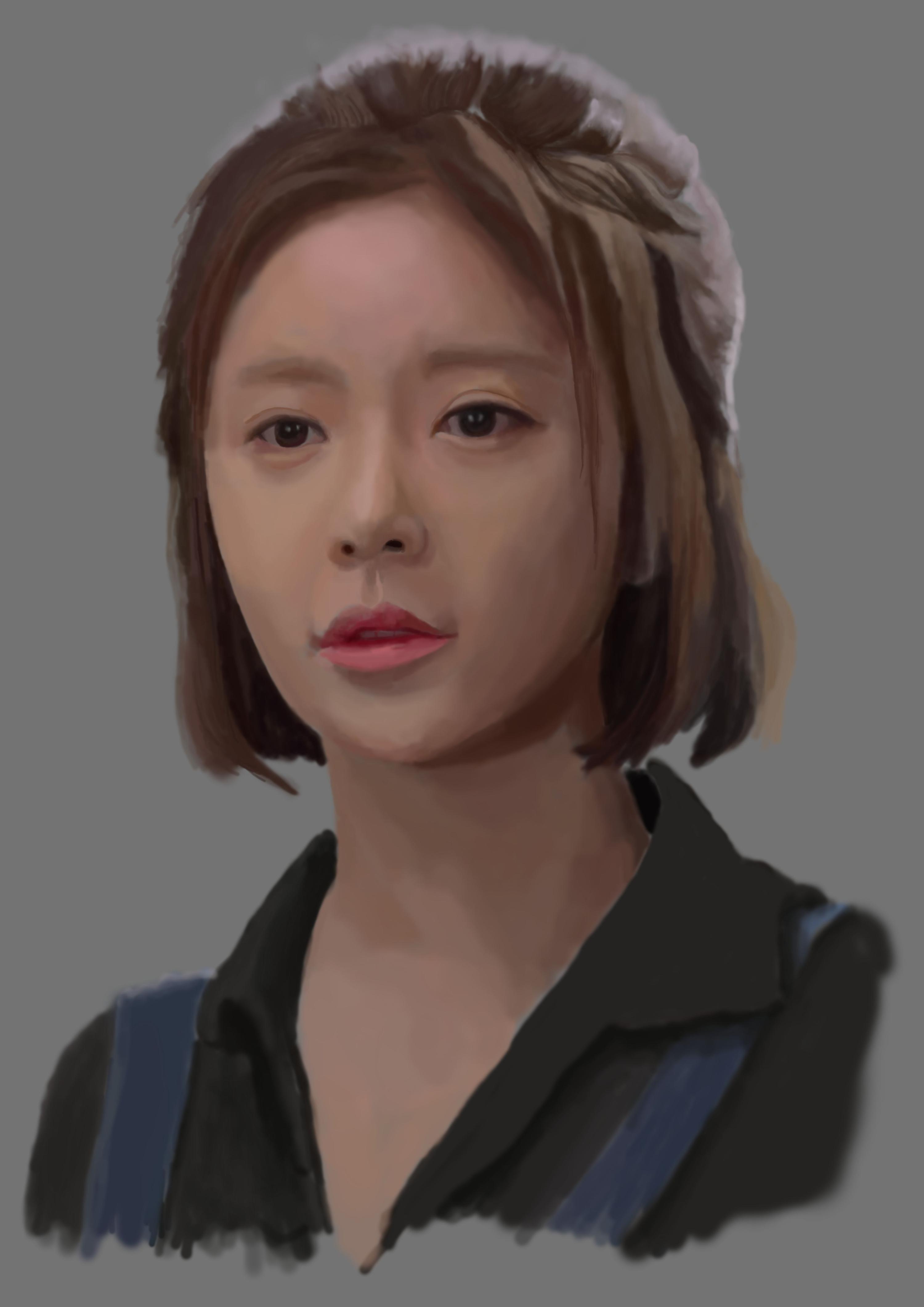 Digital Painting (from She was pretty) - Krita